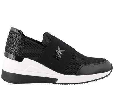 Michael Michael Kors Felix Sneakers In Black