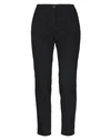 Manila Grace Casual Pants In Black