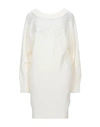 Blumarine Short Dresses In Ivory