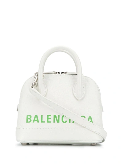 Balenciaga Ville Xxs Aj Tote Bag In White