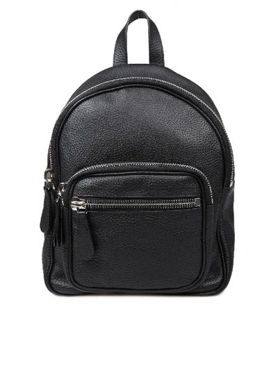 Maison Margiela Mini Backpack In Black Leather