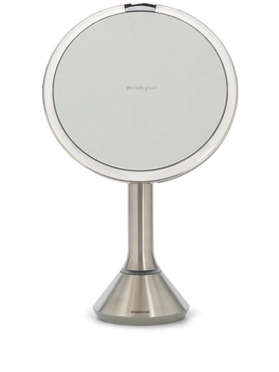 Simplehuman 8-inch Sensor Rechargeable Tabletop Mirror In White