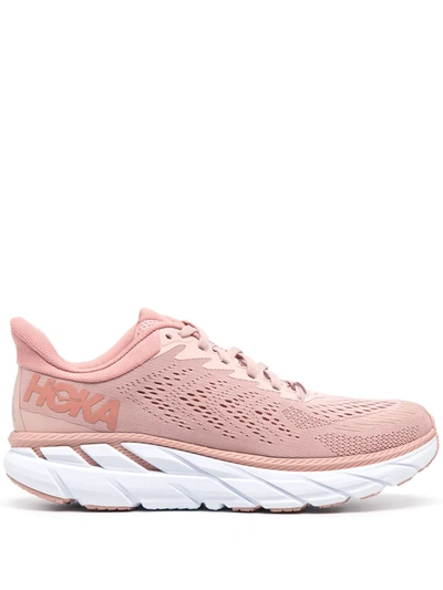 Hoka One One Clifton 7 Low-top Trainers In Pink