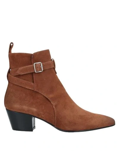 Marc Ellis Ankle Boots In Brown