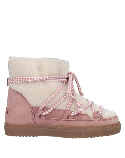 Inuikii Ankle Boots In Pink