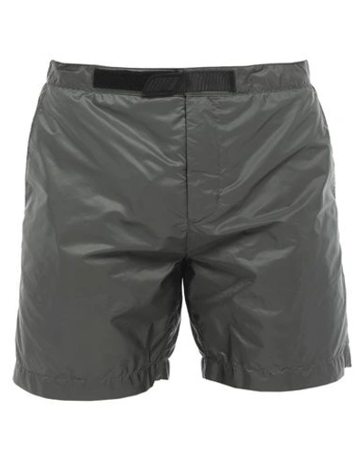 Prada Swim Shorts In Grey