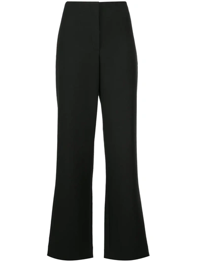 The Row Mildro Wide-leg Trousers In Black