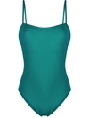 Eres Aquarelle Spaghetti Strap Swimsuit In Dancefloor