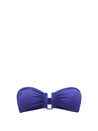 Eres Show Bandeau Bikini Top In Bain De Minuit