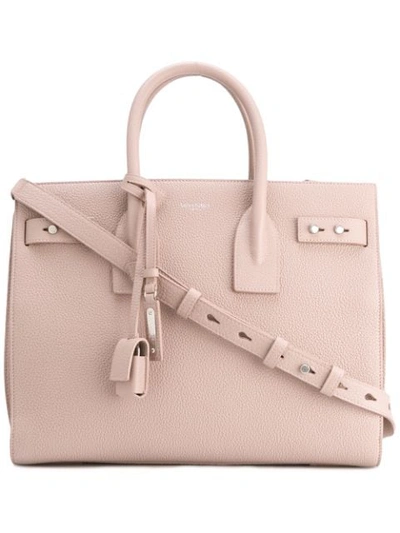 Saint Laurent Sac De Jour Souple Tote In Neutrals