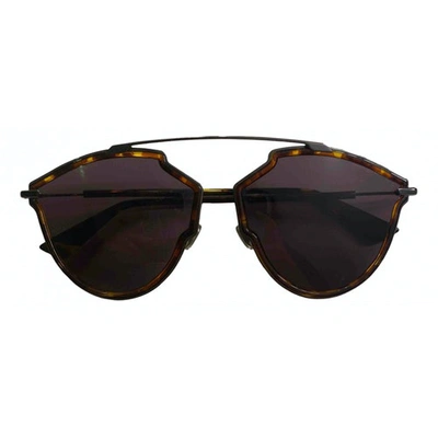 Pre-owned Dior So Real  Multicolour Metal Sunglasses