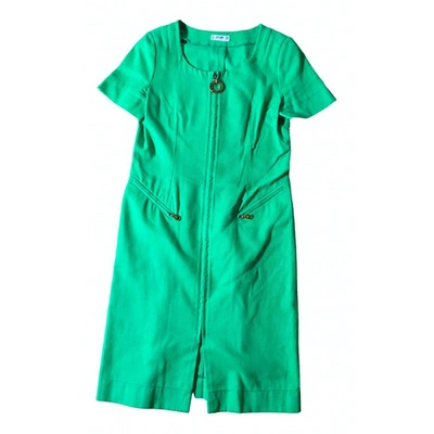 Pre-owned Celine Mid-length Dress In Green