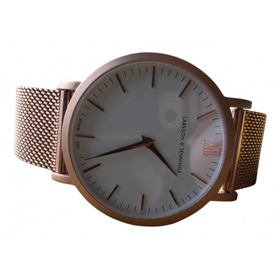 Pre-owned Larsson & Jennings Watch In Gold