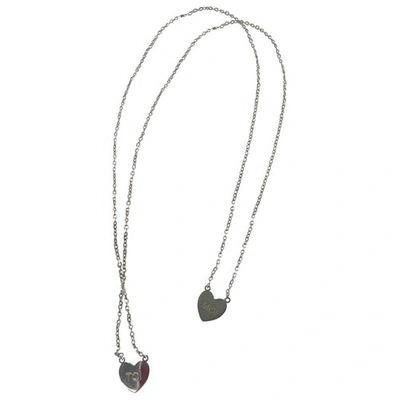 Pre-owned Reminiscence Silver Long Necklace