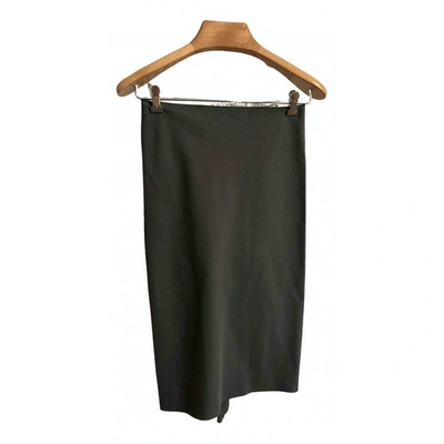 Pre-owned Lanvin Mid-length Skirt In Grey