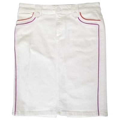 Pre-owned Gucci Mid-length Skirt In White
