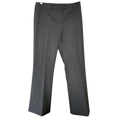 Pre-owned Fendi Grey Wool Trousers
