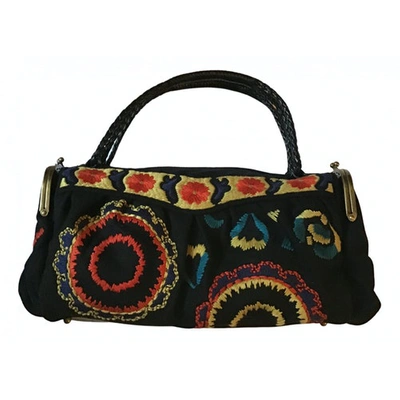Pre-owned Bcbg Max Azria Leather Handbag In Multicolour