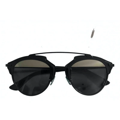 Pre-owned Dior So Real  Black Sunglasses