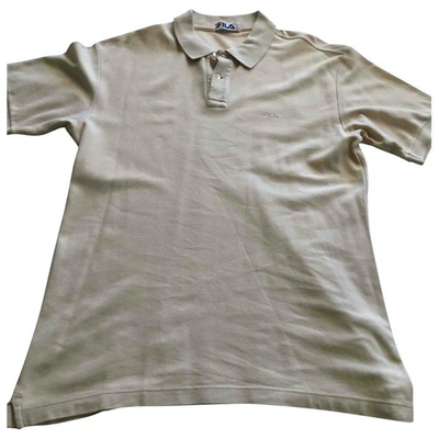 Pre-owned Fila Beige Cotton T-shirt