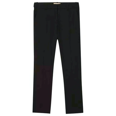Pre-owned Michael Kors Wool Carot Trousers In Black