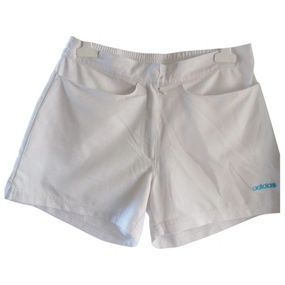 Pre-owned Adidas Originals White Polyester Shorts