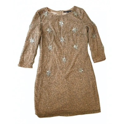Pre-owned French Connection Metallic Lace Dress