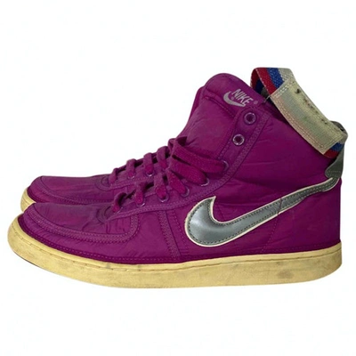 Pre-owned Nike Cloth High Trainers In Other