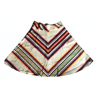 Pre-owned Ralph Lauren Multicolour Linen Skirt