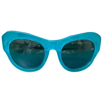 Pre-owned Dries Van Noten Blue Sunglasses