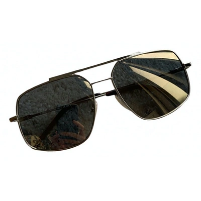 Pre-owned Fendi Metallic Metal Sunglasses