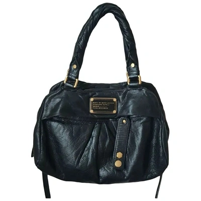 Pre-owned Marc By Marc Jacobs Leather Handbag In Black