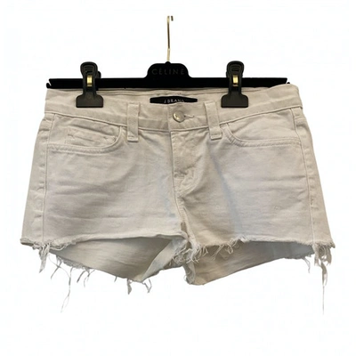 Pre-owned J Brand White Denim - Jeans Shorts