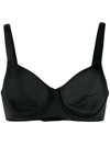 Wolford Sheer Touch Underwired Bra In Black