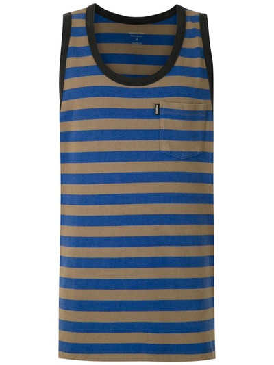 Osklen Striped Pocket Jay Tank Top In Neutrals