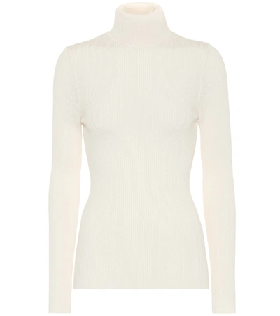 Wolford Merino Wool Turtleneck Jumper In White