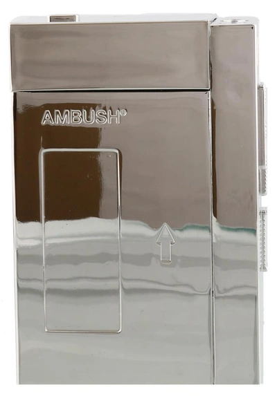 Ambush Cassette Player Clutch Case In Silver
