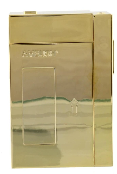 Ambush Cassette Player Clutch Case In Gold