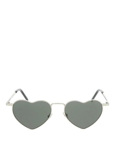 Saint Laurent New Wave Sl 301 Lou Lou Silver Sunglasses
