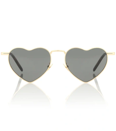Saint Laurent New Wave Sl 301 Lou Lou Golden Sunglasses