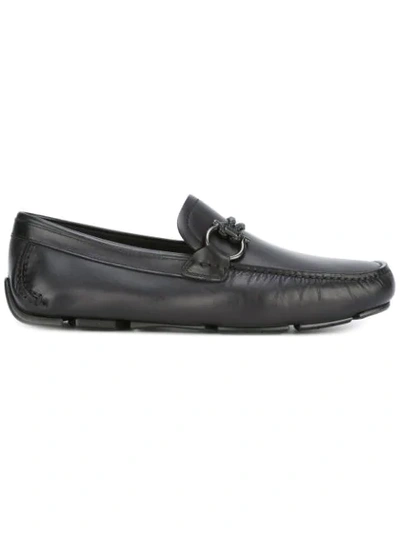 Ferragamo Classic Loafers In Black