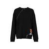 Burberry Monogram Motif Intarsia Merino Wool Blend Sweater In Black