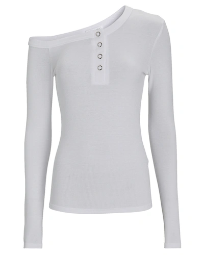 The Line By K Harley Off-the-shoulder Stretch-jersey Top In White