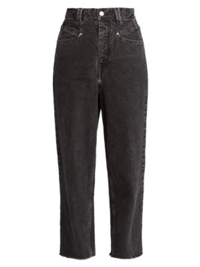 Isabel Marant Naliska Jeans In Black Denim