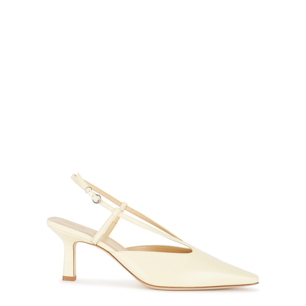 lemon slingback shoes