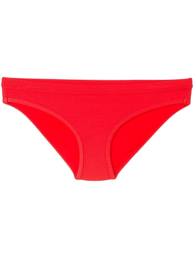 Duskii Cha Cha Regular Fit Bikini Bottoms In Red