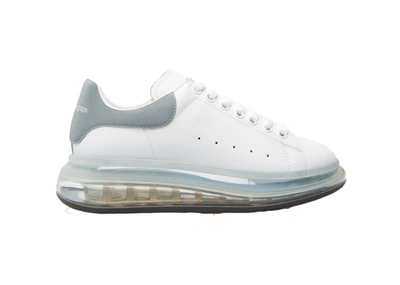 Pre-owned Alexander Mcqueen  Oversized Grey Clear Sole In White/grey