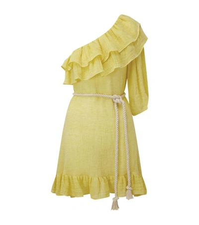 Lisa Marie Fernandez Arden Mini Dress In Yellow In Yellow Chios