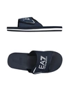 Ea7 Sandals In Navy