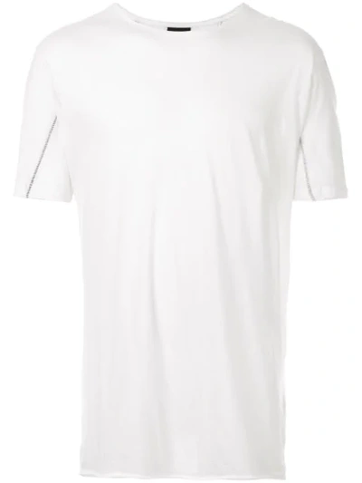 Thom Krom Round Neck S/s Tshirt In White
